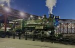 BLW 26 in Steamtown NHS' core complex at the end of the day's operations